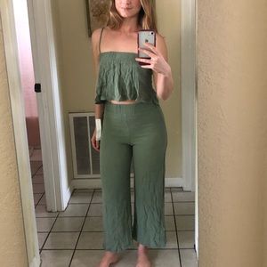 Boho top and pants set